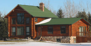 Log home in Superior, WI