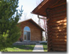 Log home on horse ranch in Minnesota